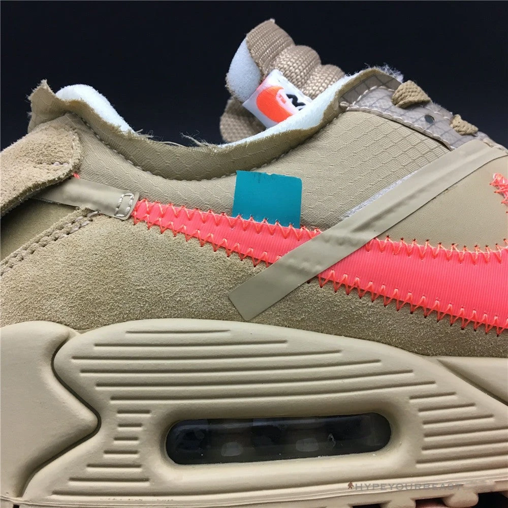 Off White X Nike Air Max 90 “Desert Ore”