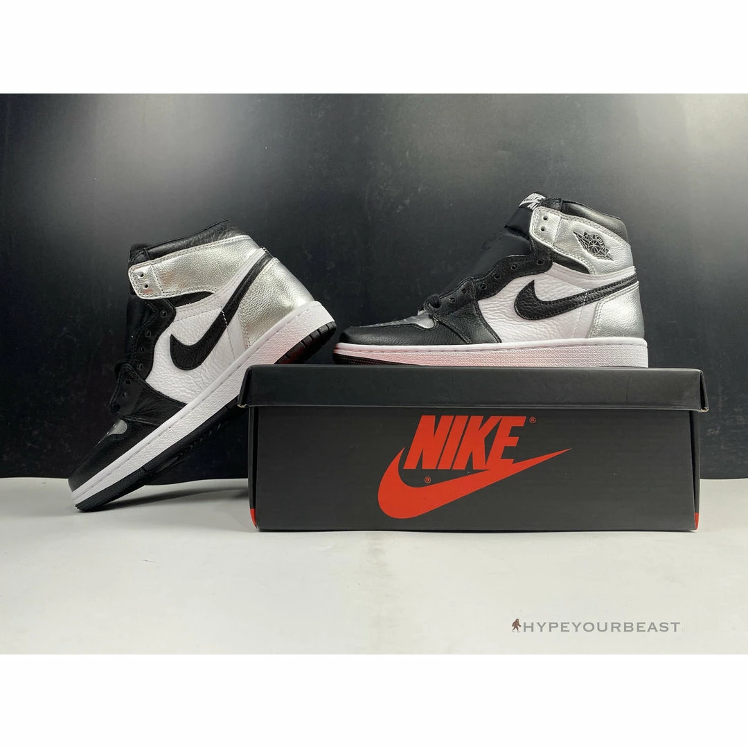 Air Jordan 1 Retro High Silver Toe