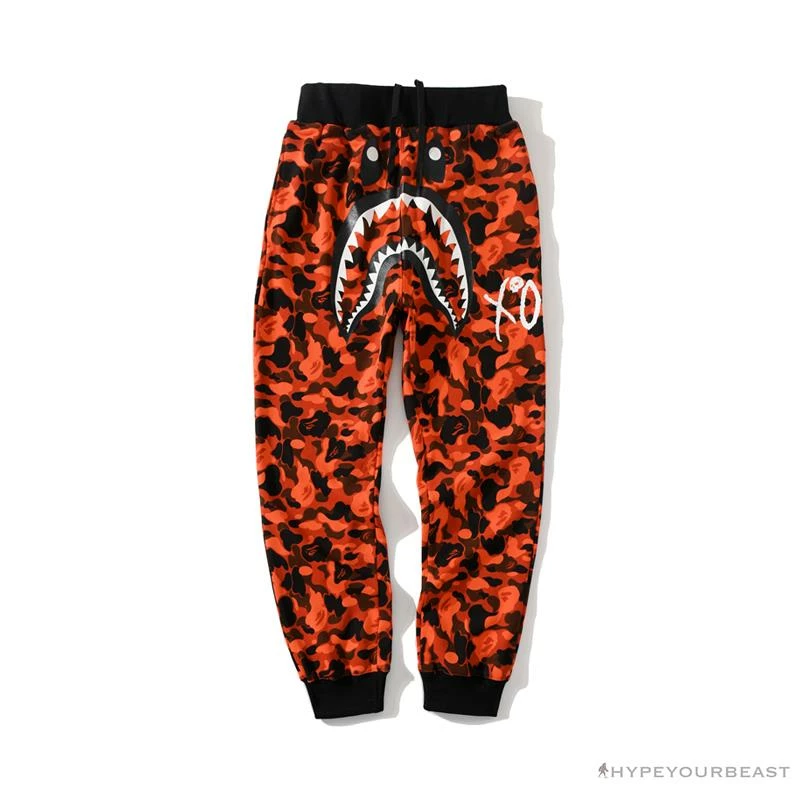 BAPE X XO Co-Branded Camouflage Pants ‘RED’ Clothes