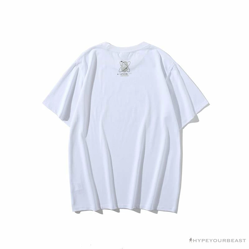 BAPE Universe Solar System Ape Man Head Tee Shirt ‘WHITE’