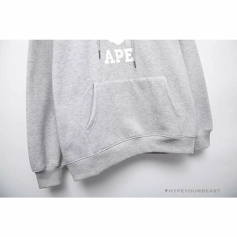 Clothes BAPE X Bathing Ape Head Hoodie ‘GREY’