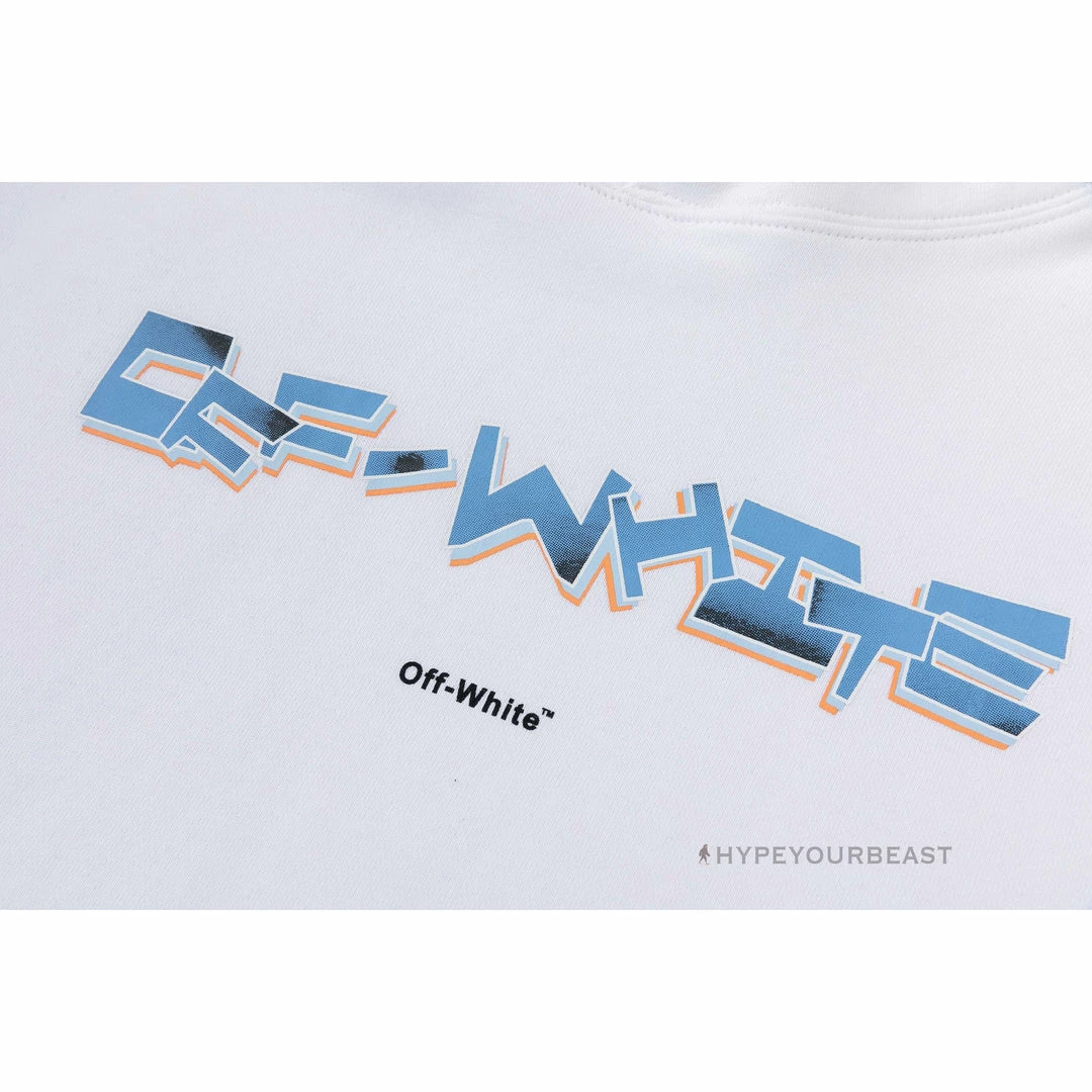 HypeYourBeast Off White Hoodie Looney – White