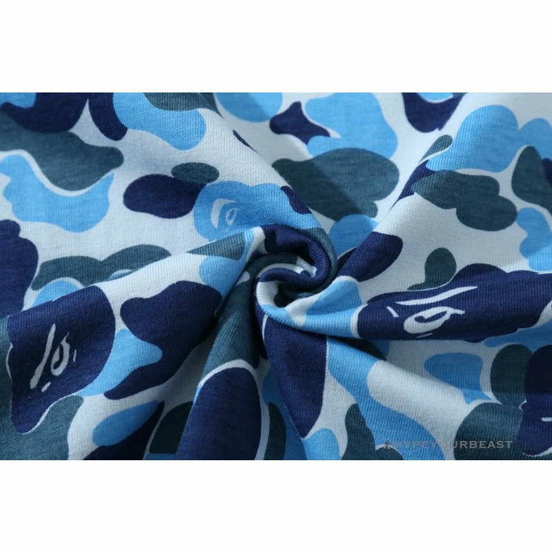 BAPE Ape Head Star Camouflage Shading Tee Shirt ‘BLUE’