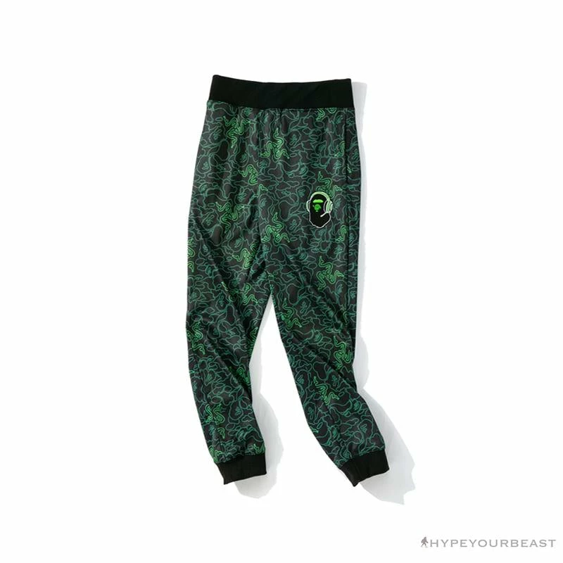 Clothes BAPE X RAZER Co-Branded Gaming Camouflage Green Pants