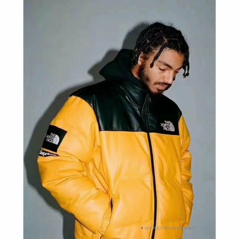 hypeyourbeast t*f x S*p*e jacket yellow