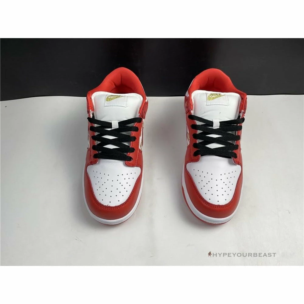 HypeYourBeast Nike SB Dunk Low Gold Red
