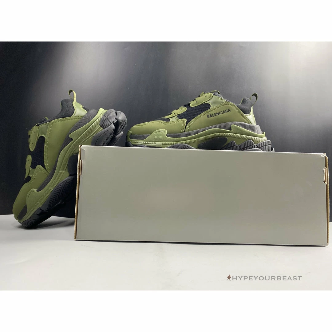 bcg triple s green / black Ba*len*cia*ga