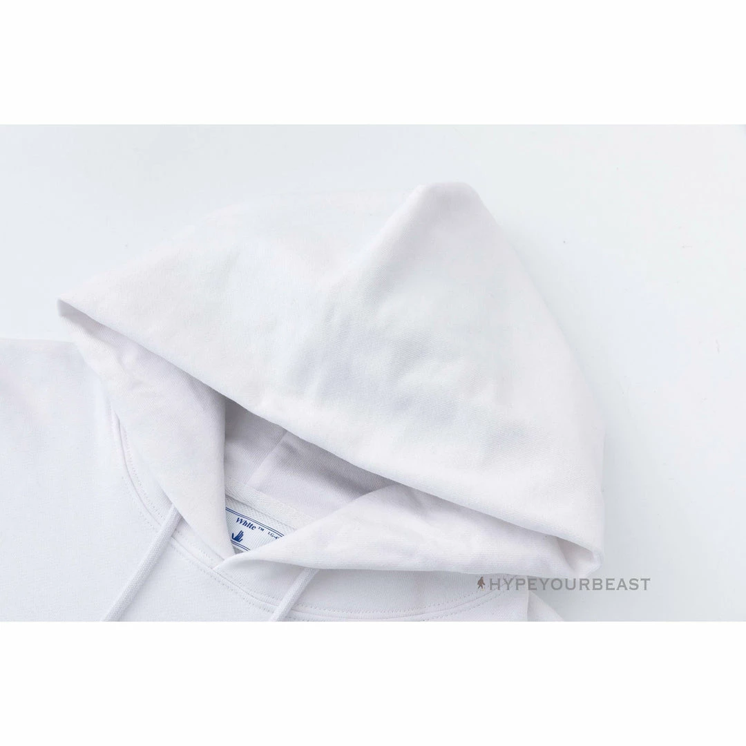 HypeYourBeast Off White Hoodie Royal – White