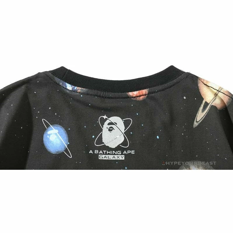 BAPE Shark Head Planet Tee Shirt Clothes
