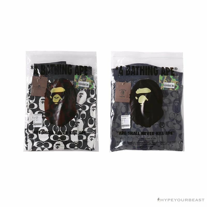 BAPE X COACH Co-Branded Dark-Blue Shorts Clothes