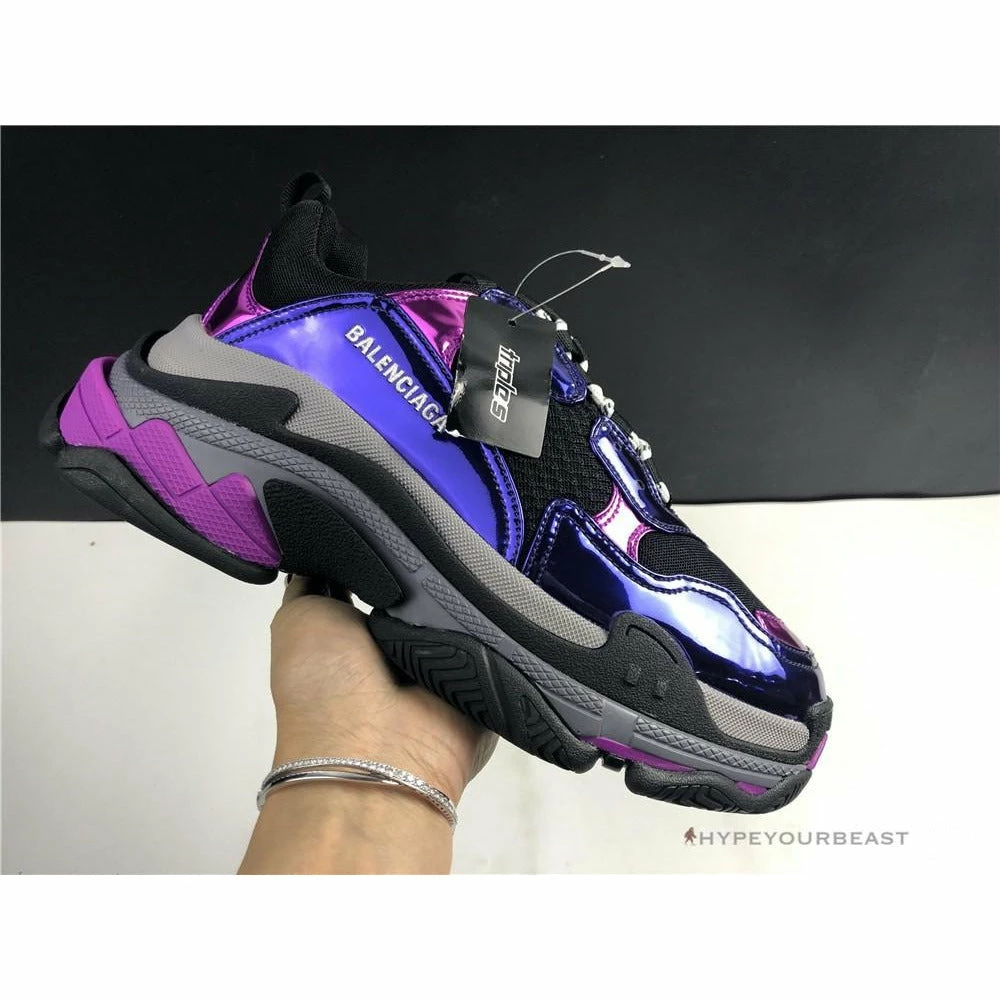 Ba*len*cia*ga triple s purple / pink