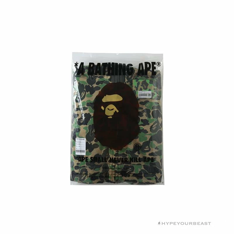 HypeYourBeast BAPE Camo Hoodie Shark Head ‘GREEN’