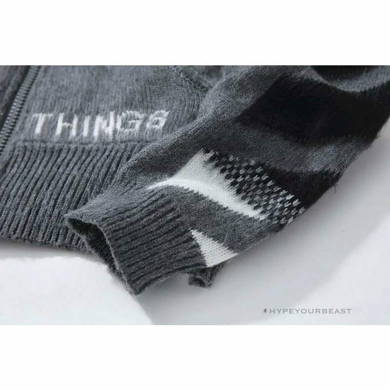 HypeYourBeast Hoodies & Jackets Off White Hoodie Grey Blue