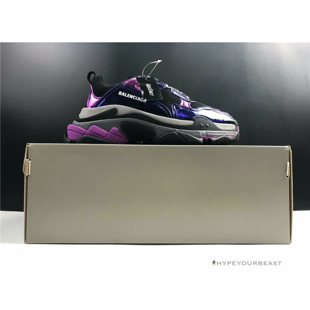 Ba*len*cia*ga triple s purple / pink