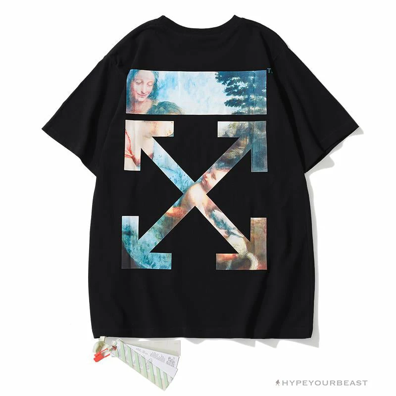 OFF-WHITE The Virgin And Child With Saint Anne Tee Shirt ‘BLACK’ T-Shirts