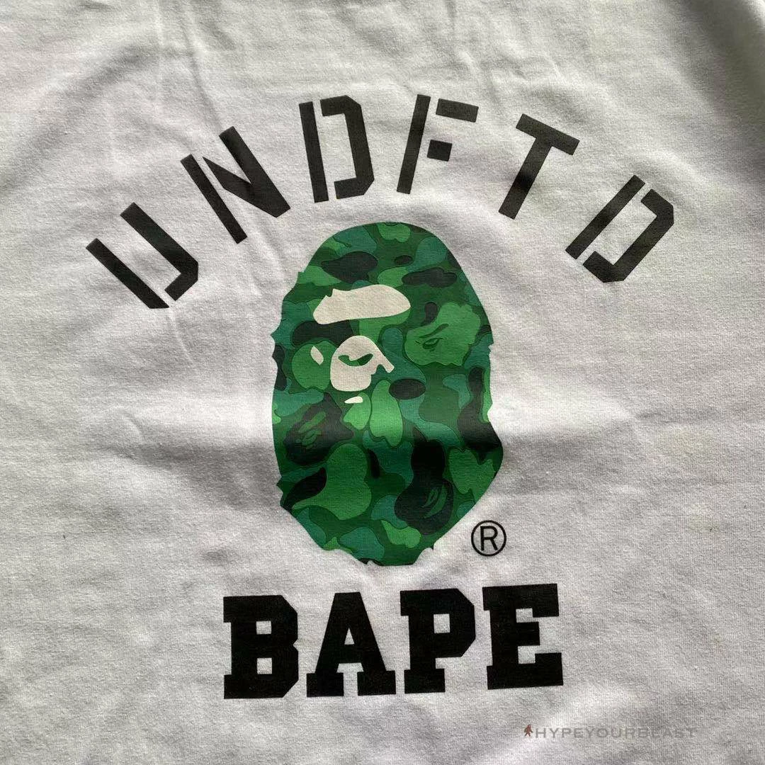 UNDFTD X Bape Tee Shirt White Clothes