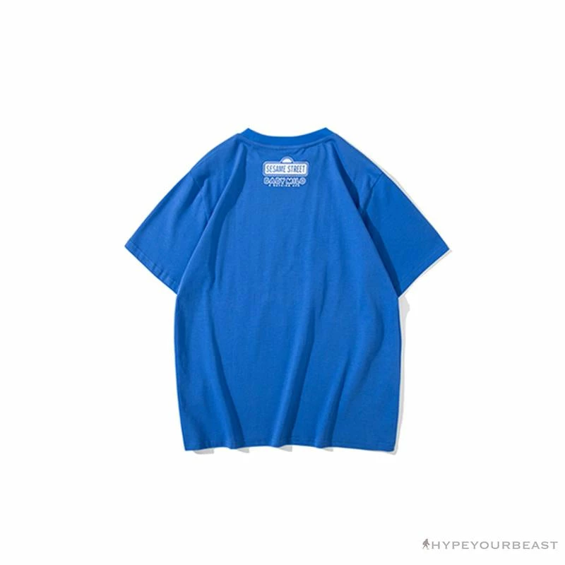 BAPE Baby Milo Sesame Street Carp Streamer Tee Shirt ‘BLUE’