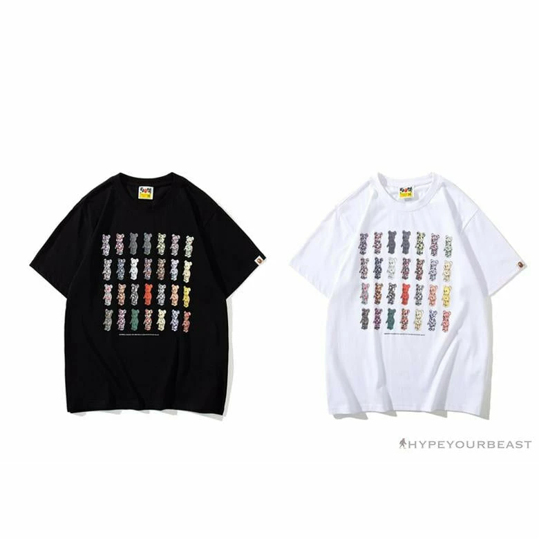 BAPE Violent Bear Collaboration 28th Anniversary Camouflage Tee Shirt ‘BLACK’