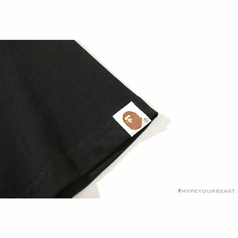 BAPE Baby Milo Ring Colorful Kaleidoscope Tee Shirt ‘BLACK’ Clothes