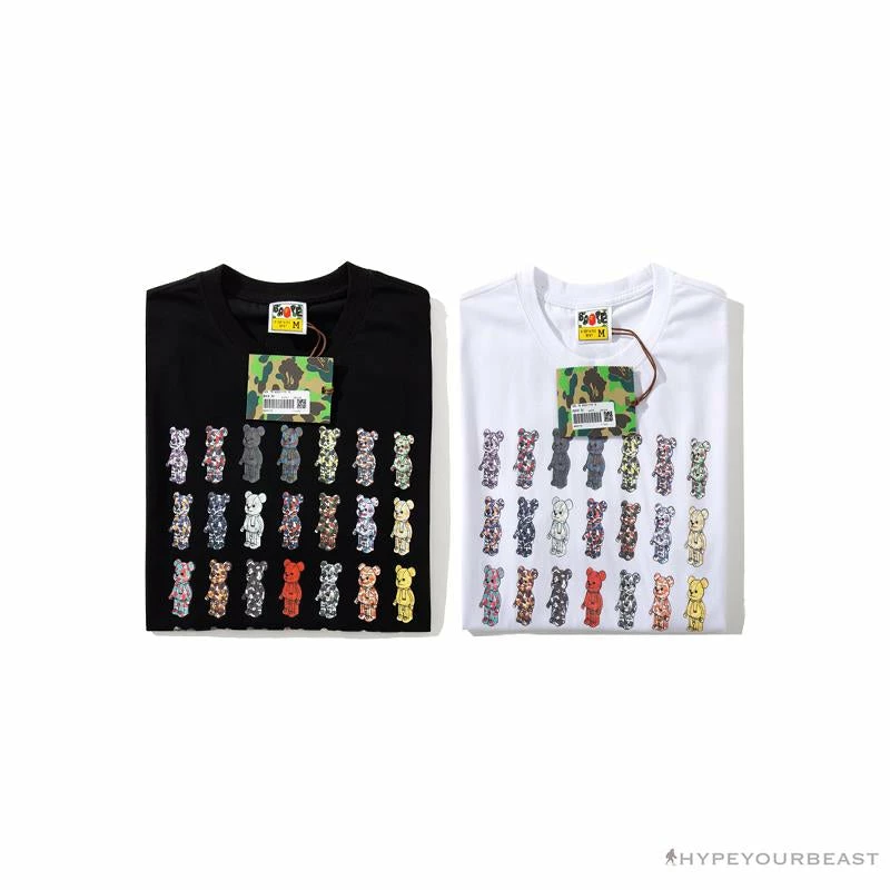 BAPE Violent Bear Collaboration 28th Anniversary Camouflage Tee Shirt ‘BLACK’