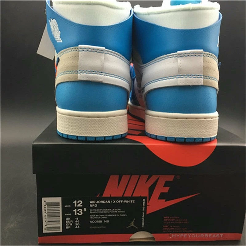 The Ten: Off White X Air Jordan 1 High “UNC”