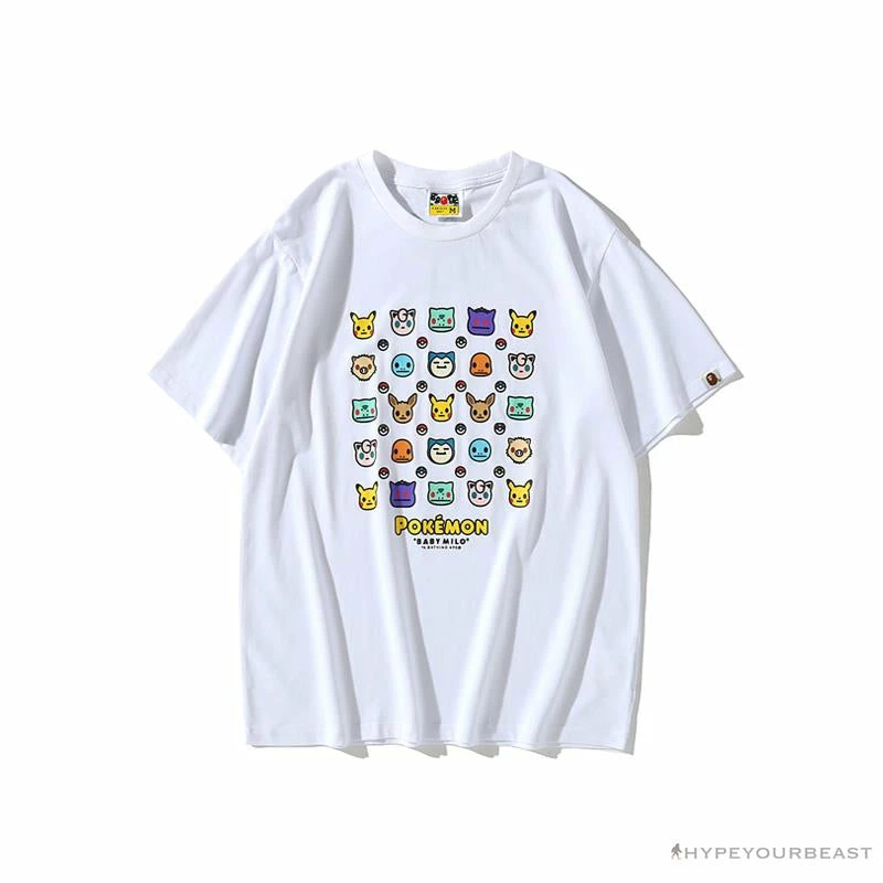 BAPE Baby Milo Pokémon Tee Shirt ‘WHITE’