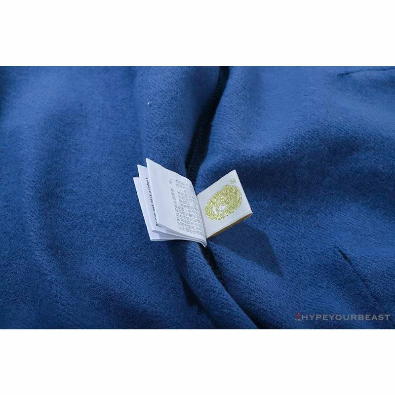 BAPE X PSG Paris Saint-Germain Camouflage Blue Hoodie Clothes