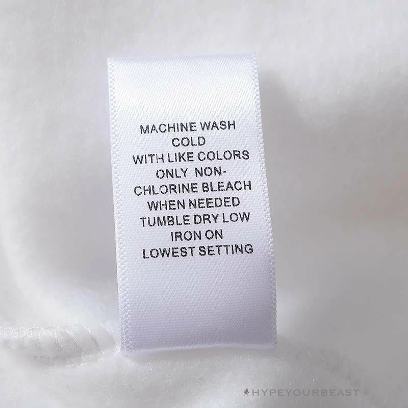 HypeYourBeast FOG Hoodie Reflective ‘ESSENTIALS’ White Hoodies & Jackets