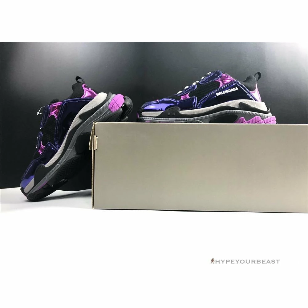 Ba*len*cia*ga triple s purple / pink