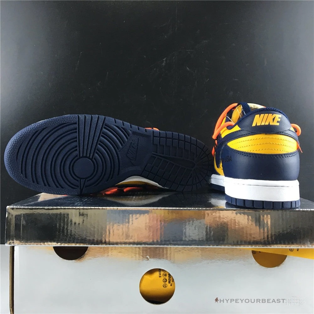 Nike Off-White X Dunk Low ‘University Gold’