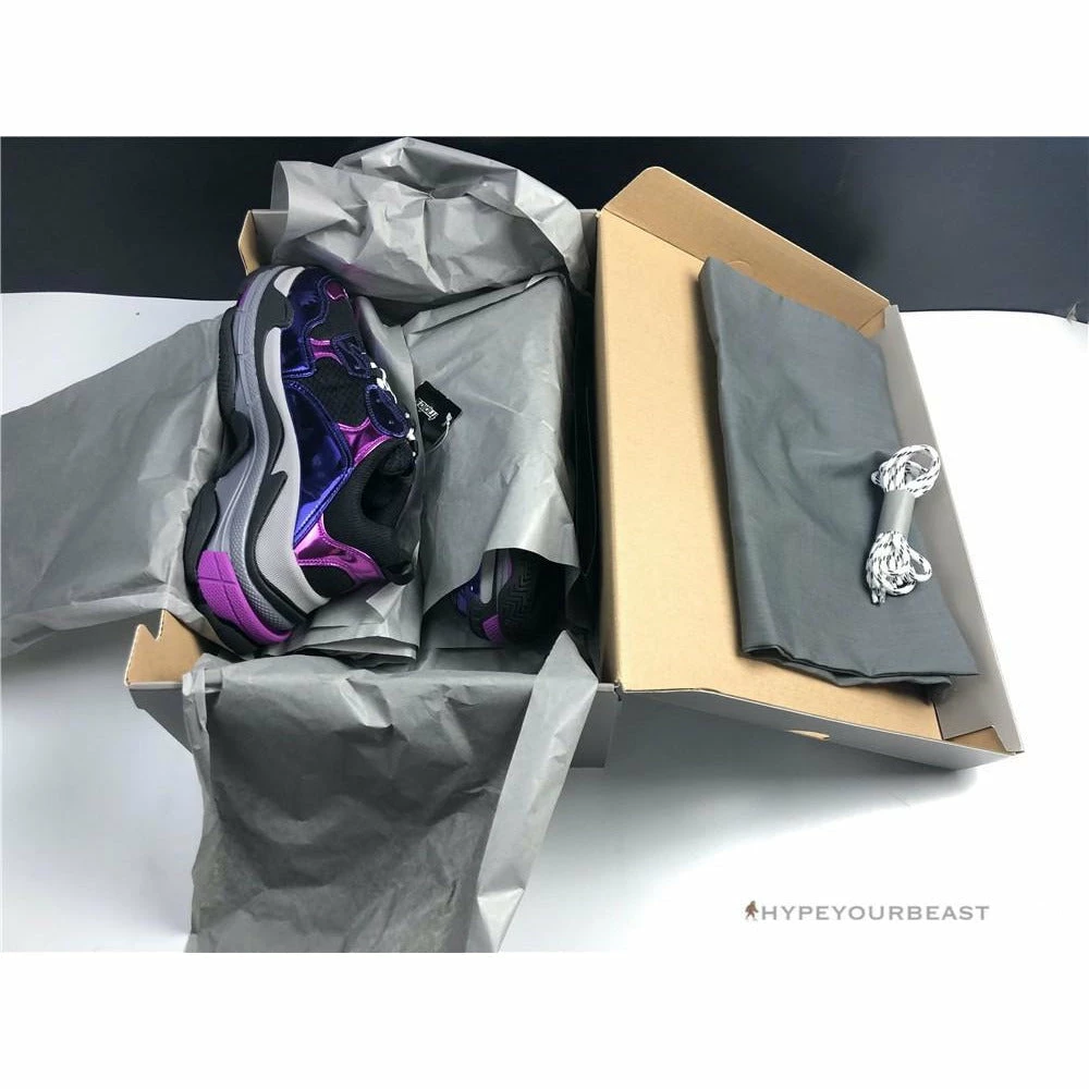 Ba*len*cia*ga triple s purple / pink