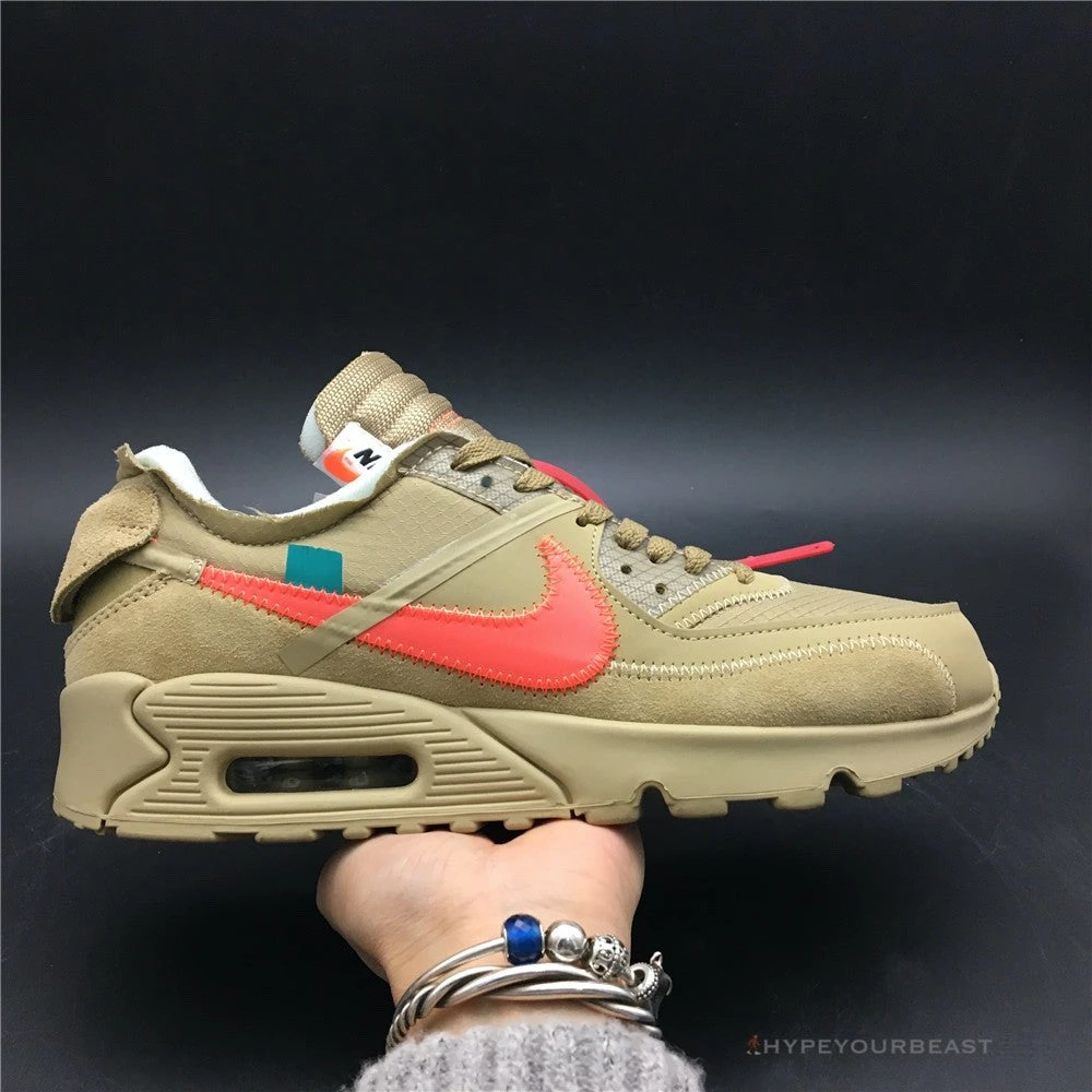 Off White X Nike Air Max 90 “Desert Ore”