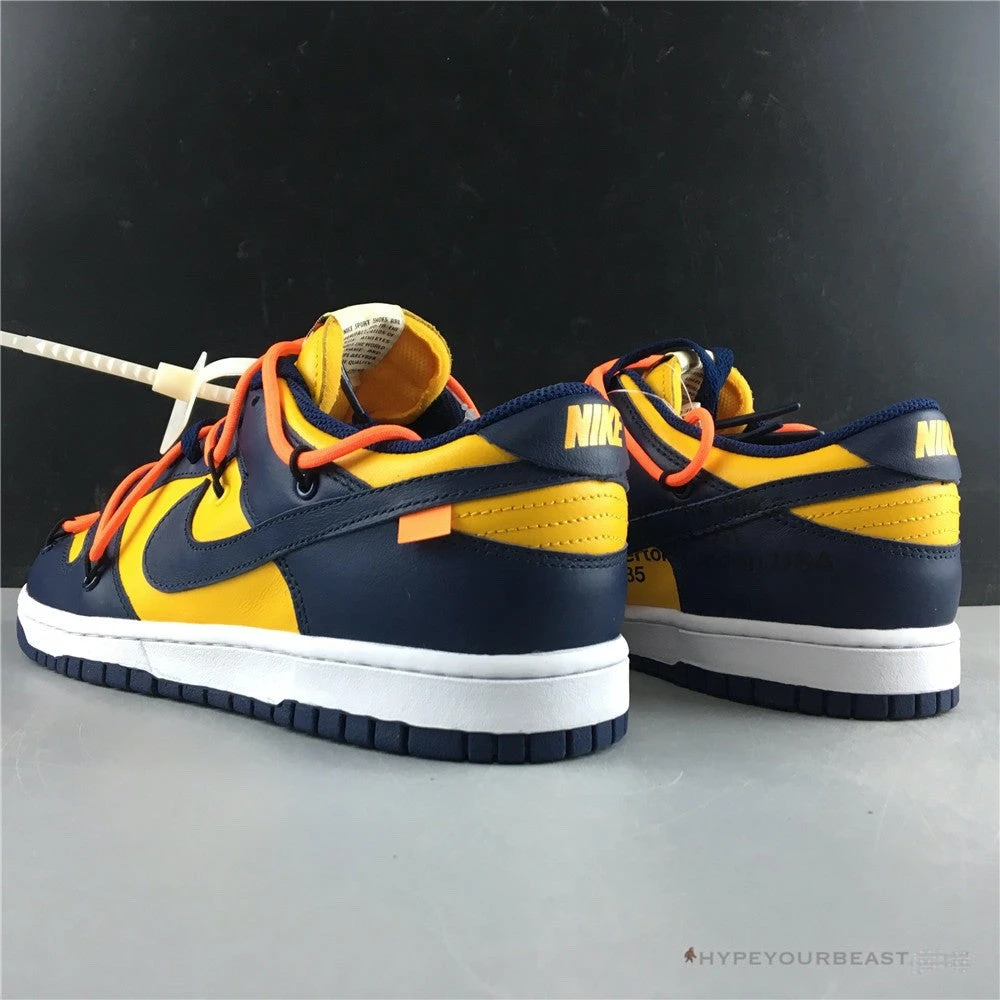 Nike Off-White X Dunk Low ‘University Gold’