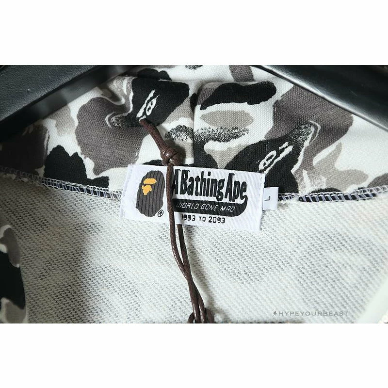 HypeYourBeast Bape Gray Camouflage Hoodie