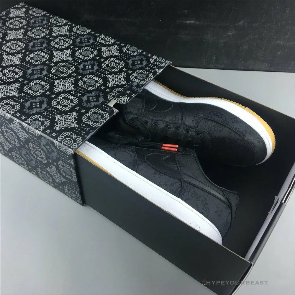 Nike Air Force 1 X Clot “Black Silk”