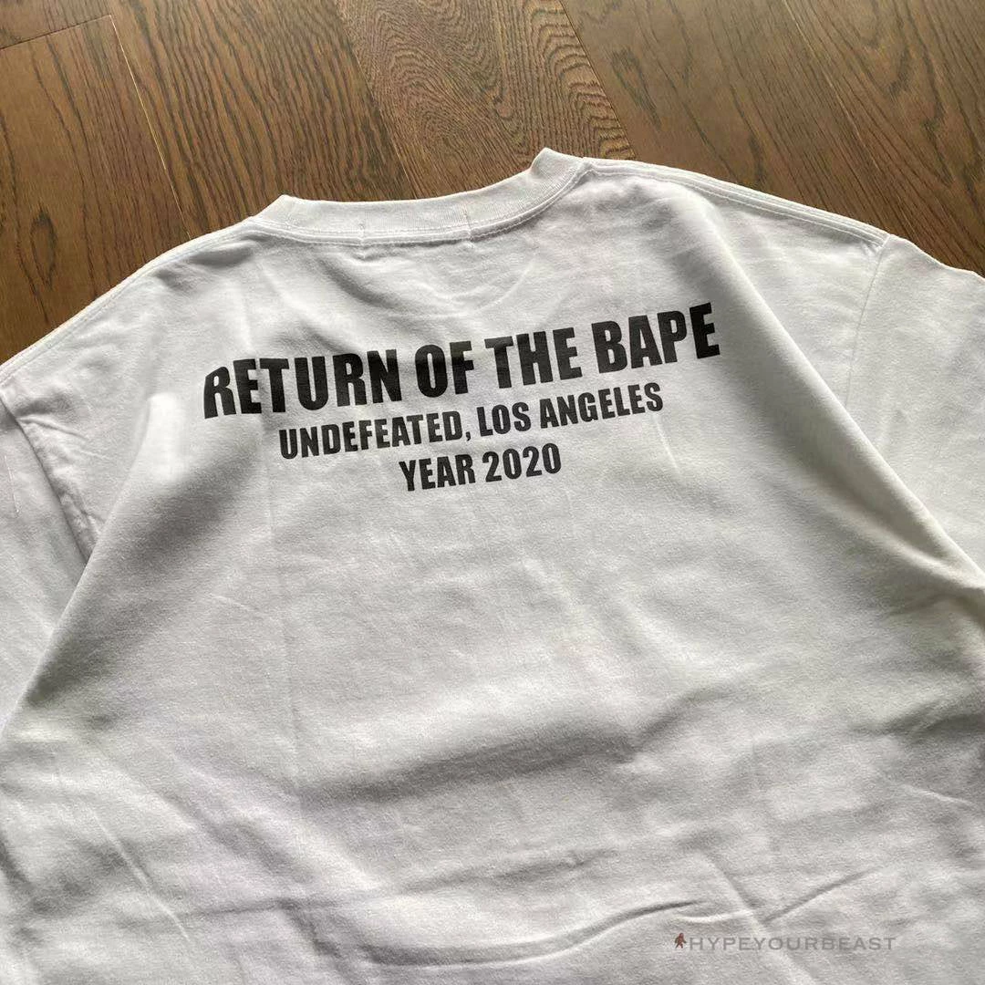 UNDFTD X Bape Tee Shirt White Clothes