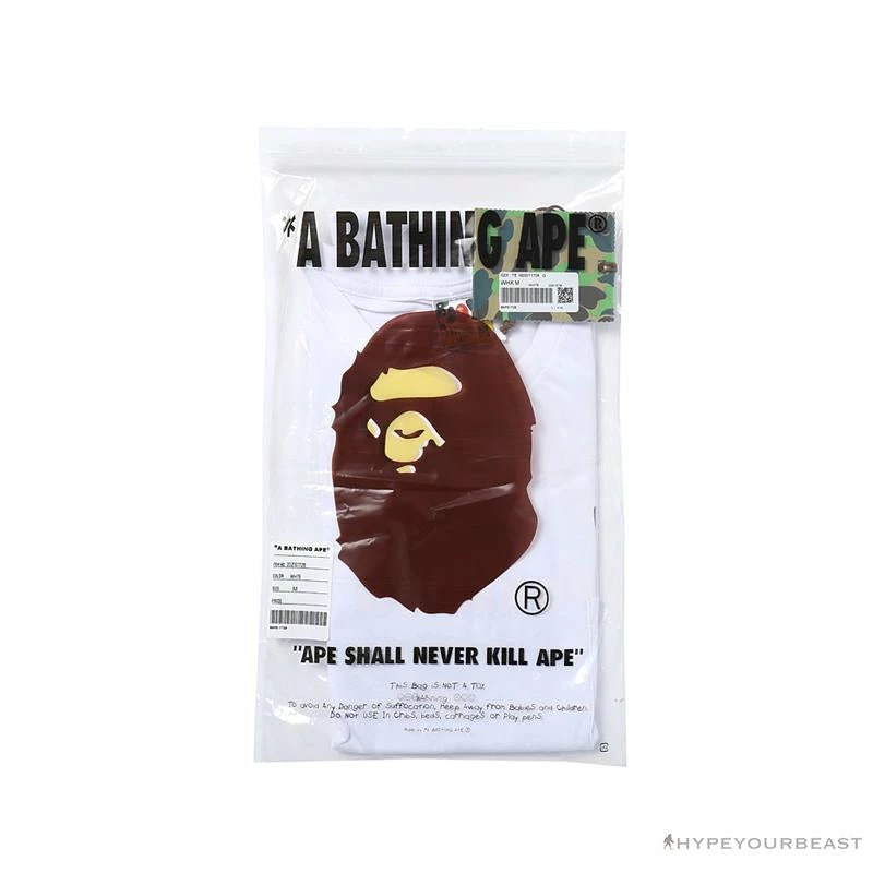 Clothes BAPE Baby Milo Pocket Pikachu Tee Shirt ‘WHITE’