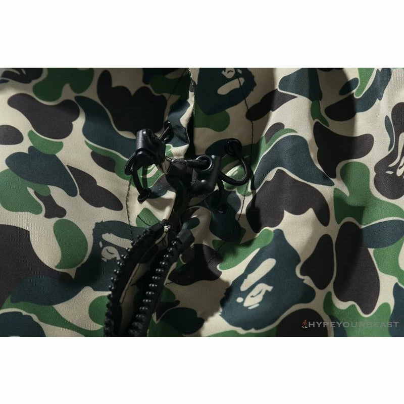 BAPE X FCRB Joint Double Zip Camouflage Hoodie ‘GREEN’