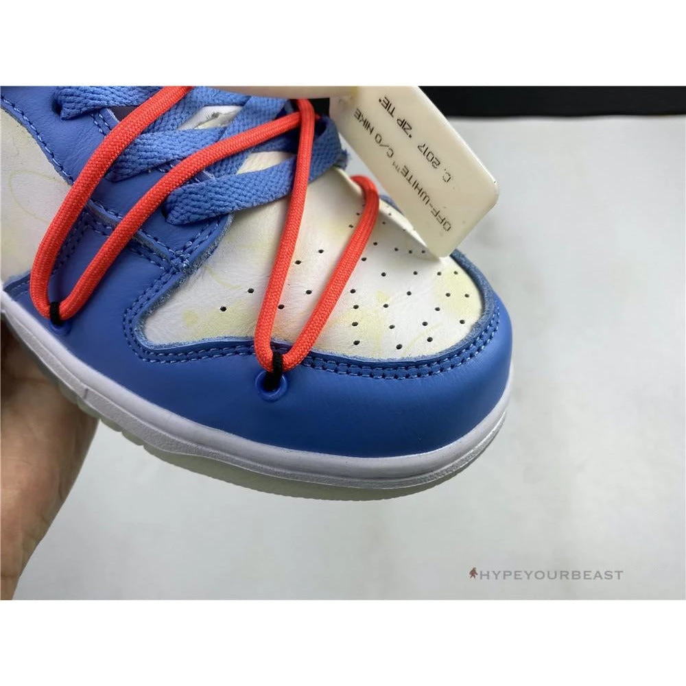 Futura X Off-White X Nike Dunk Low Blue