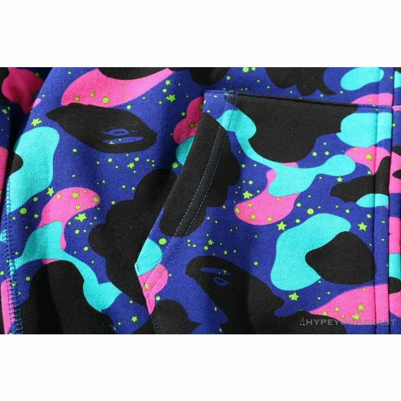 BAPE X KID CUDI Camouflage Hoodie Clothes