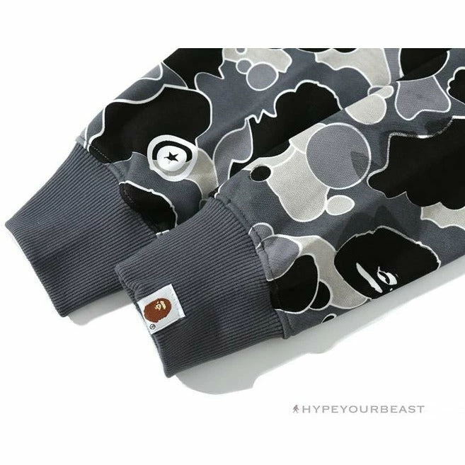 BAPE Shark Head STA Star Camouflage Hoodie ‘BLACK’