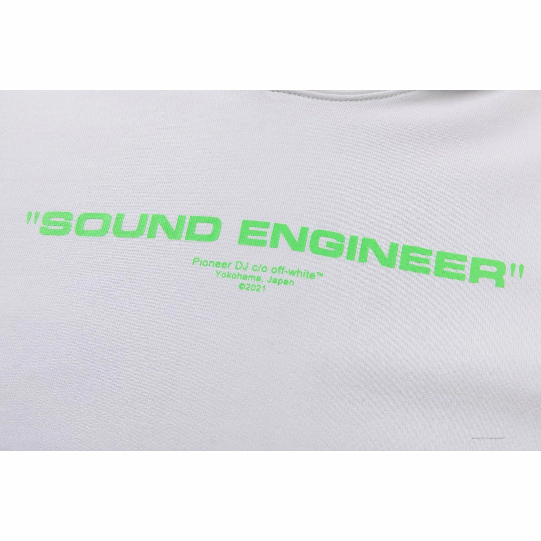 HypeYourBeast Hoodies & Jackets Off White Hoodie Machine White