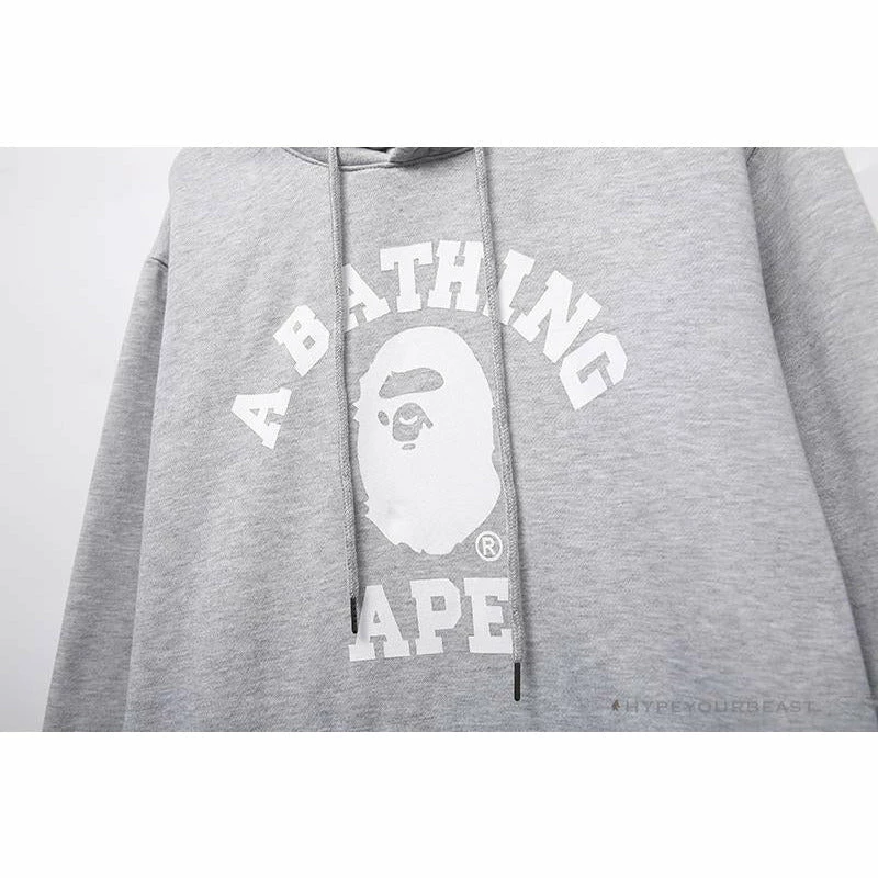 Clothes BAPE X Bathing Ape Head Hoodie ‘GREY’