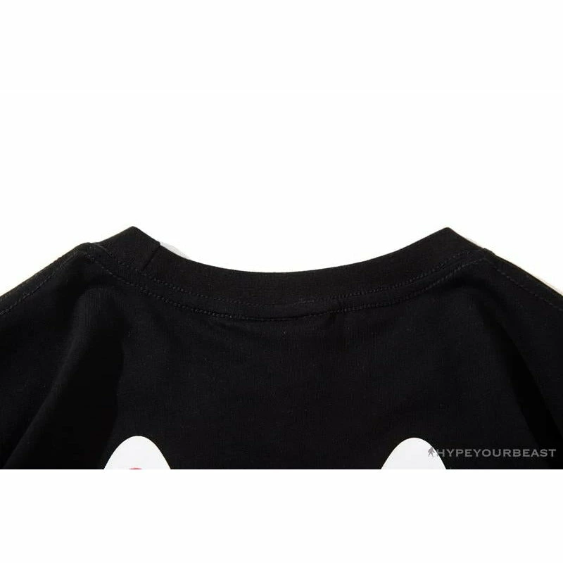 BAPE Shark Head PONR Tee Shirt ‘BLACK’ Clothes