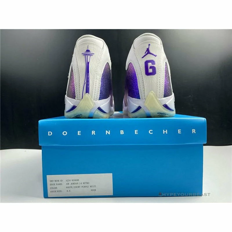 HypeYourBeast Air Jordan 14 White ‘Doernbecher’