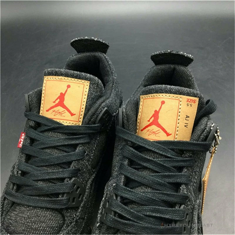 jordan 4 x L*v*s black