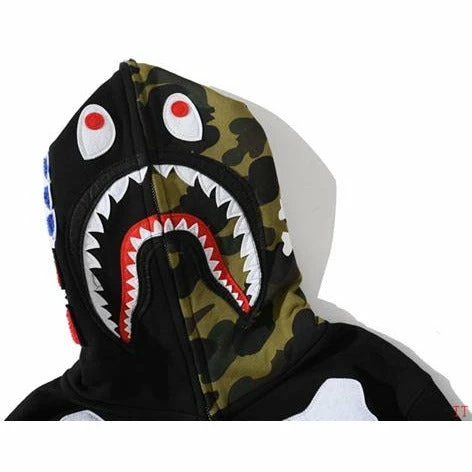 Bape Camo Hoodie Skeleton Cross Camo Clothes