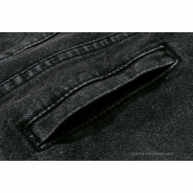 HypeYourBeast Palm Angels Jean Jacket Black