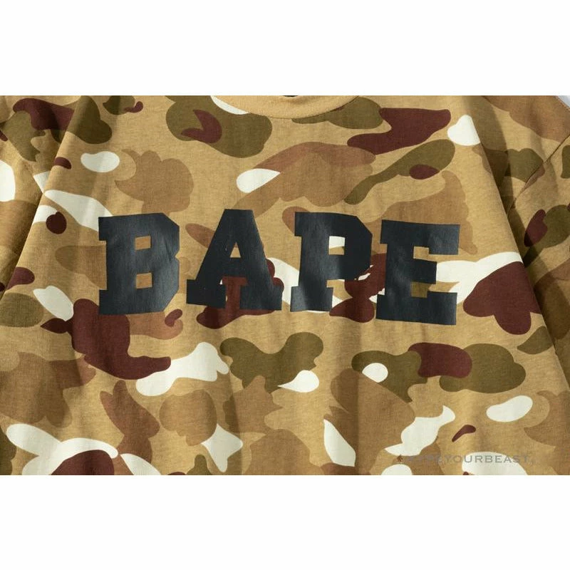 Clothes BAPE Military Style Desert Camouflage Tee Shirt ‘YELLOW’