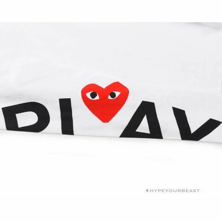 HypeYourBeast CDG PLAY Shirt 2205 White